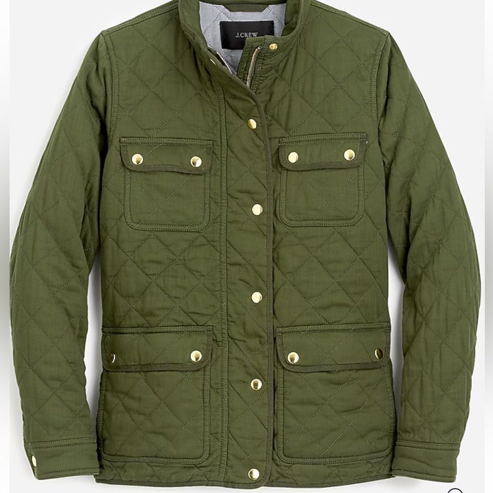 J.Crew Quilted downtown field jacket